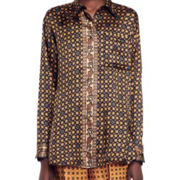 Sandro Jungle Printed Shirt (size S) - Picture 1 of 7